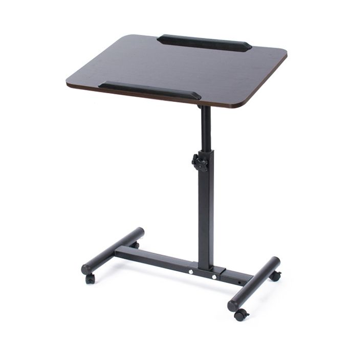 Convertitore in piedi curvo convertitore scrivania in legno fabbricato scrivania regolabile, 23,6 "l x 15,7" w