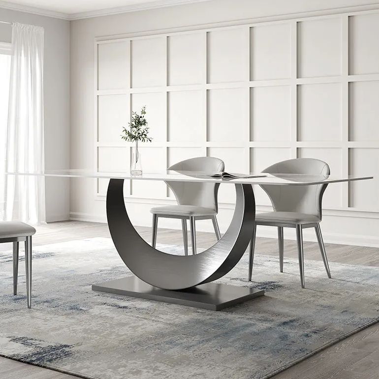 1/4/5/7/8 Pieces Modern Dining Room Set Rectangle Table Dining Set Clearhalo 'Dining Room Sets' 'Dining Tables & Seating' 'dining_room_set' 'furn' 'furn_dining_room_set' 'Furniture' 'furniture_dining_room_set' 'Kitchen & Dining Furniture' 1200x1200_352e2636-2da2-4063-b931-065156b0a5f6