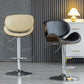 Modern Swivel Footrest Bar Stool Metal Backrest Indoor Counter Stool with Wood Seat Clearhalo 'Bar Furniture' 'Bar Stools' 'bar_stools' 'furn' 'furn_bar_stools' 'Furniture' 'Kitchen & Dining Furniture' 1200x1200_352e7333-d963-4f17-817d-19a0a4b8aa94