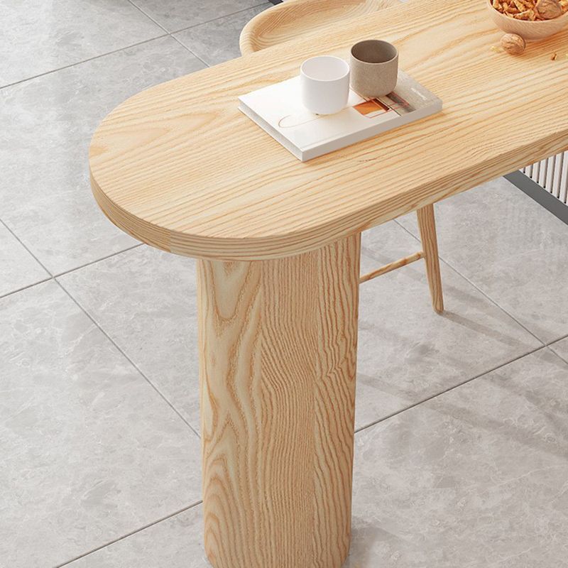 Modern Wood Bar Counter Table Freeform Bar Counter Table for Home Use Clearhalo 'Bar Furniture' 'Bar Tables' 'bar_tables' 'furn' 'furn_bar_tables' 'Furniture' 'Kitchen & Dining Furniture' 1200x1200_352f5bf9-e42d-4c01-9253-b71aba896a67