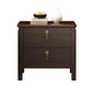 Contemporary Nightstand Solid Wood Bedside Cabinet for Bedroom