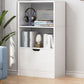 Modern Style Bookshelf Engineer Wood Bookcase for Study Room