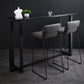 Industrial Bistro Bar Desk Indoor Stone and Metal Rectangle Bistro Bar Table Clearhalo 'Bar Furniture' 'Bar Tables' 'bar_tables' 'furn' 'furn_bar_tables' 'Furniture' 'furniture_bar_tables' 'Kitchen & Dining Furniture' 1200x1200_35304776-a0bb-46b9-ac83-cd69f7a85f69