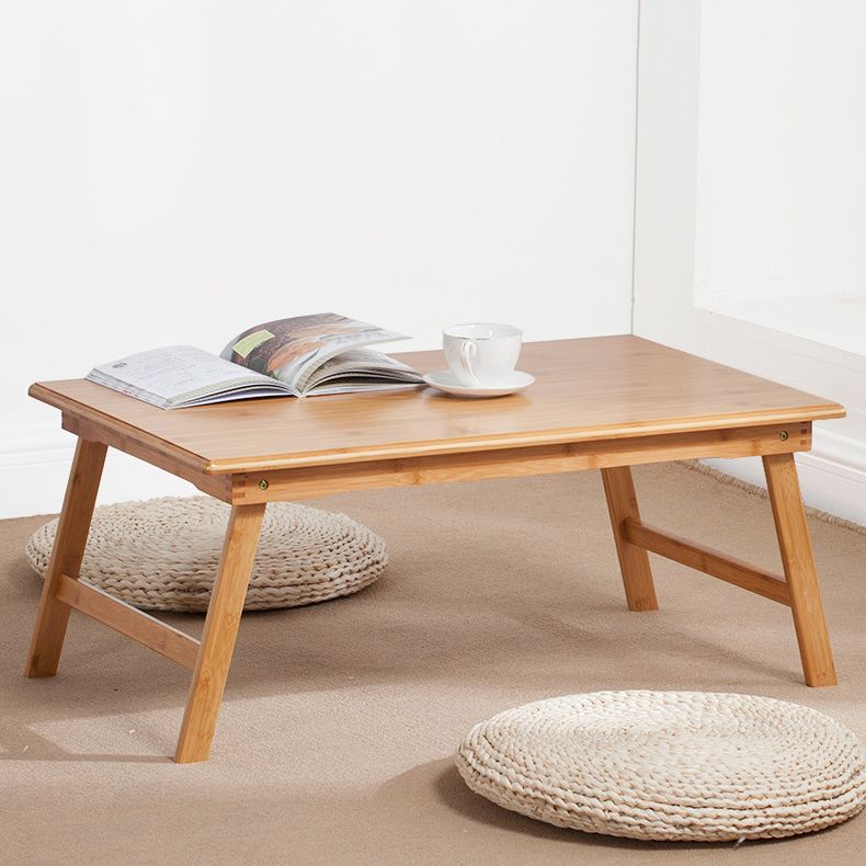 Massief hout modern laptop bureau zweven rechthoekig schrijfbureau