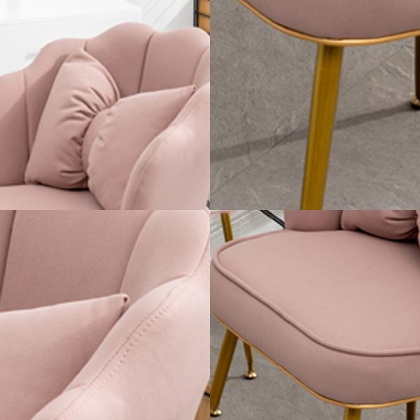 Scandinavian Style Faux Leather Dining Chairs Solid Back Armless Chairs Clearhalo ' kitchen&dining_furn' 'Dining Chairs' 'Dining Tables & Seating' 'dining_chair' 'furn' 'furn_dining_chair' 'Furniture' 'furniture_dining_chair' 'Kitchen & Dining Furniture' 'kitchen' 1200x1200_3532b413-5e4d-41e1-a1e8-2ced711069f6