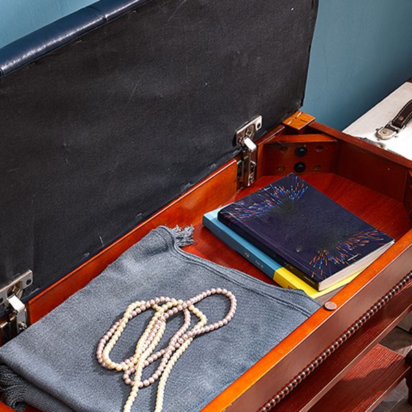 Rubber Wood Seating Bench Rectangle Cushioned Shoe Storage Entryway Bench Clearhalo 'Benches' 'Chairs & Seating' 'furn' 'furn_benches' 'Furniture' 'Living Room Furniture' 1200x1200_3532ea51-5838-4ae3-9b28-f40de99db7fe