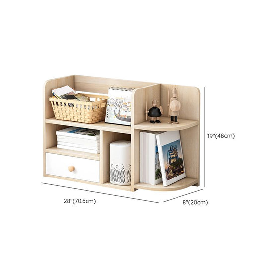 Closed Back Bookshelf Engineered Wood Contemporary Bookcase with Shelves Clearhalo 'Bookcases' 'furn' 'furn_bookcases' 'Furniture' 'Office Furniture' 1200x1200_3533066c-3804-45aa-b22e-1215d8ec27af