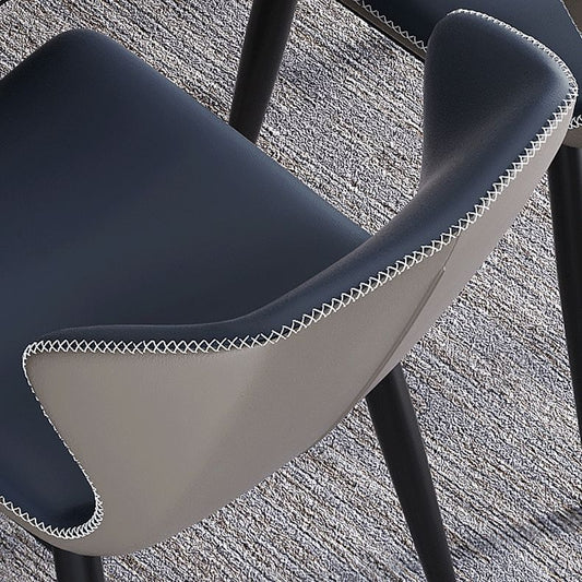 Industrial Home Side Chair Wingback Upholstered Metal Dining Room Chair Clearhalo ' kitchen&dining_furn' 'Dining Chairs' 'Dining Tables & Seating' 'dining_chair' 'furn' 'furn_dining_chair' 'Furniture' 'furniture_dining_chair' 'Kitchen & Dining Furniture' 'kitchen' 1200x1200_3533477f-c529-40f9-97d2-ffbff7dc12e3