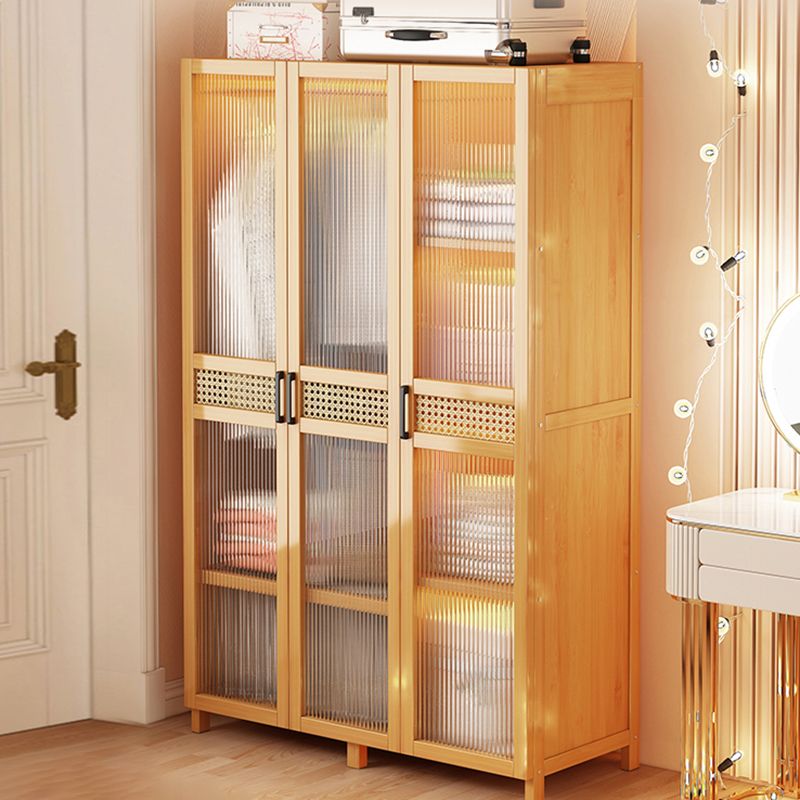Freestanding Wood Wardrobe Modern Wardrobe with Legs and Shelves Clearhalo 'Armoires & Wardrobes' 'armoires_wardrobes' 'Bedroom Furniture' 'furn' 'furn_armoires_wardrobes' 'Furniture' 1200x1200_3537526a-eba5-45ea-a68d-722d6f3ecc4d