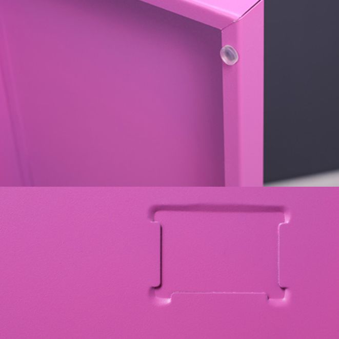 Zeitgenössischer Schrank mit Scharnier -Türen Metall Matte Finish Badezimmer Lagerschrank