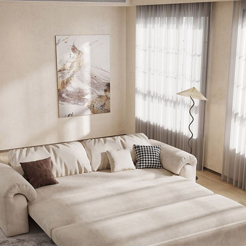 Contemporary 31.5" W Futon Sofa Bed Upholstered Sleeper Sofa Clearhalo 'furn' 'furn_futons' 'Furniture' 'Futons & Daybeds' 'Futons' 'Living Room Furniture' 1200x1200_3539be9b-9b98-4a99-bbec-47c299dff8cf