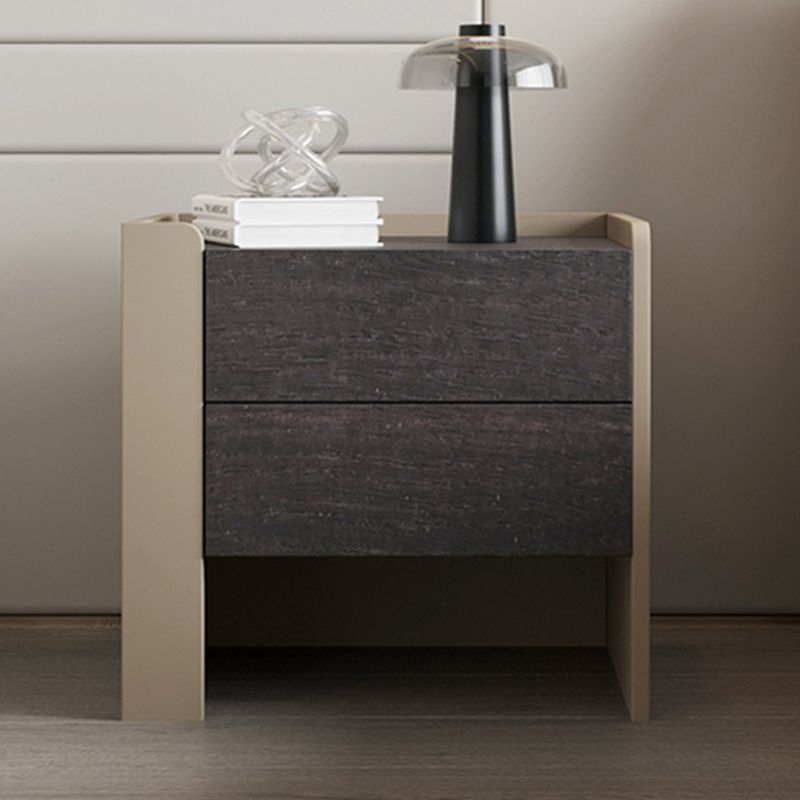 Comodino moderno da 1 trampolino in legno massiccio da 20 "comodini