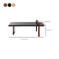 Contemporary Coffee Cocktail Table  Solid Wood Coffee  End Table