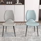 Contemporary Style Metal Dining Chairs Wingback Side Armless Chairs for Kitchen Clearhalo ' kitchen&dining_furn' 'Dining Chairs' 'Dining Tables & Seating' 'dining_chair' 'furn' 'furn_dining_chair' 'Furniture' 'furniture_dining_chair' 'Kitchen & Dining Furniture' 'kitchen' 1200x1200_35403945-8bc2-4d78-be67-5b2ed600b067