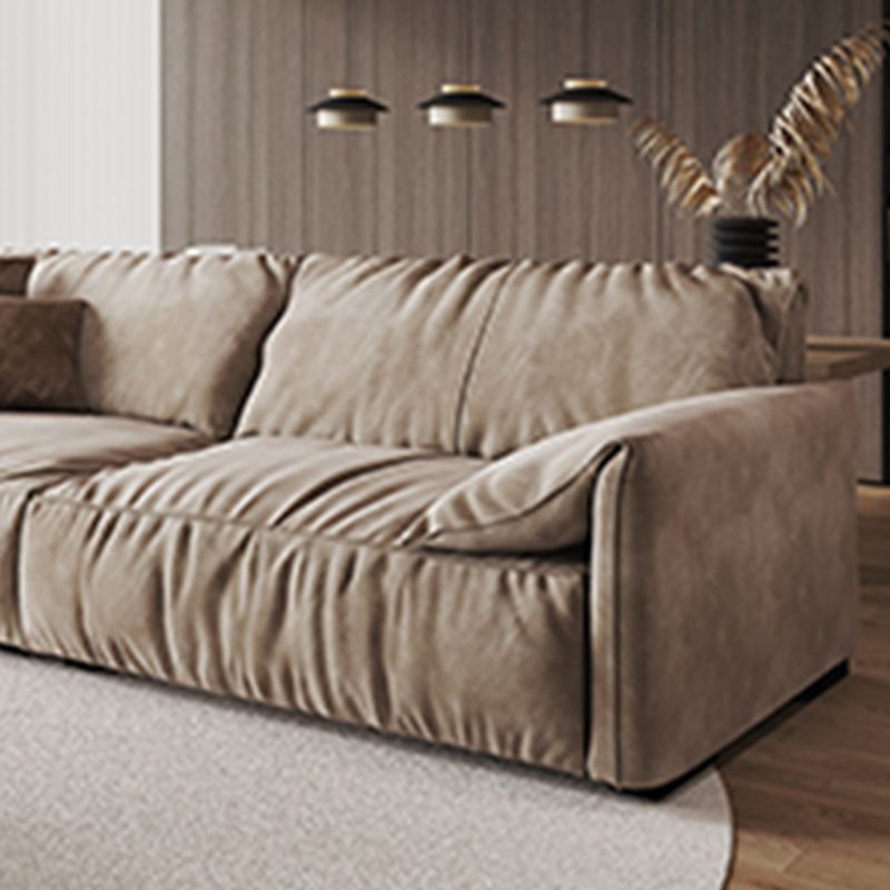 Véritable cuir à 2 places Couleur solide Siège serré Pilonner le bras de haut du bras