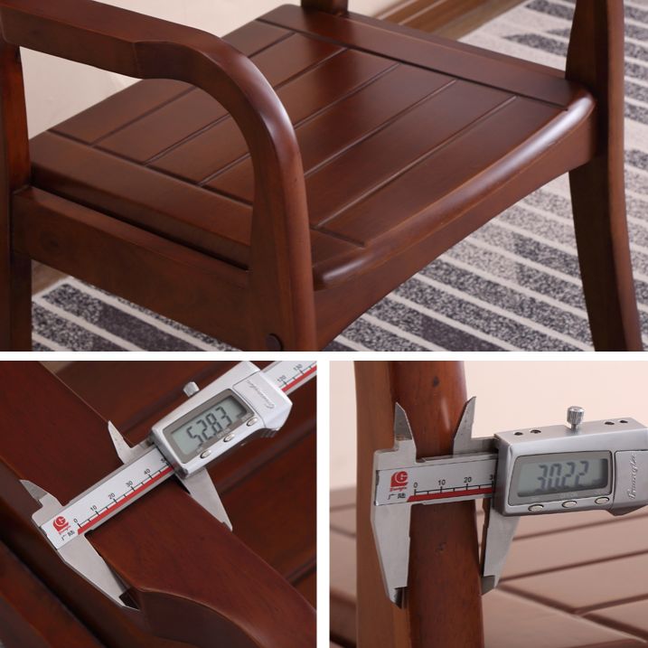 Contemporary Kitchen Wood Square Dining Chair Ladder Back Wood Counter Chair Clearhalo ' kitchen&dining_furn' 'Dining Chairs' 'Dining Tables & Seating' 'dining_chair' 'furn' 'furn_dining_chair' 'Furniture' 'furniture_dining_chair' 'Kitchen & Dining Furniture' 'kitchen' 1200x1200_35434a3b-5ff2-41f9-ac84-6a07aed43af8