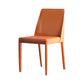 Designer Style Home Solid Back Side Chair Leather Matte Finish Dining Chair Clearhalo ' kitchen&dining_furn' 'Dining Chairs' 'Dining Tables & Seating' 'dining_chair' 'furn' 'furn_dining_chair' 'Furniture' 'furniture_dining_chair' 'Kitchen & Dining Furniture' 'kitchen' 1200x1200_35487bfe-10d2-4635-9575-1f1d96503580