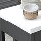 Moderne stijl Rolling Kitchen Cart Marble Kitchen Island Kar met opbergkast