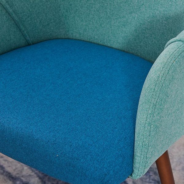 Nordic Style Solid Wood Dining Room Chair Upholstered Arm Chair for Home Use Clearhalo ' kitchen&dining_furn' 'Dining Chairs' 'Dining Tables & Seating' 'dining_chair' 'furn' 'furn_dining_chair' 'Furniture' 'furniture_dining_chair' 'Kitchen & Dining Furniture' 'kitchen' 1200x1200_354b6d1c-ff05-4010-9365-efba290d5fbe