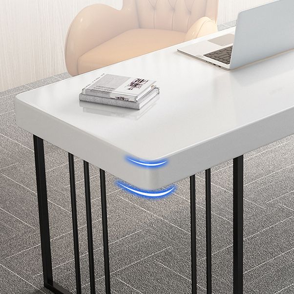 Glam Style Writing Desk Study Room and Office Desk with 1-drawer Clearhalo 'furn' 'furn_office_desk' 'Furniture' 'furniture_office_desk' 'Office Desks' 'Office Furniture' 'office_desk' 1200x1200_354baef6-7332-464f-afdc-9b3321457ac5