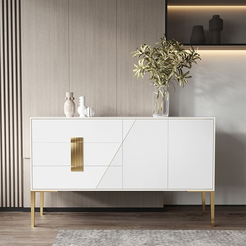 Rectangle Home Sideboard Luxury Cabinet with Drawers and Doors Clearhalo 'buffet_sideboard' 'Buffets & Sideboards' 'furn' 'furn_buffet_sideboard' 'Furniture' 'Kitchen & Dining Furniture' 1200x1200_354f0e62-5366-4872-92e2-0e096f787445