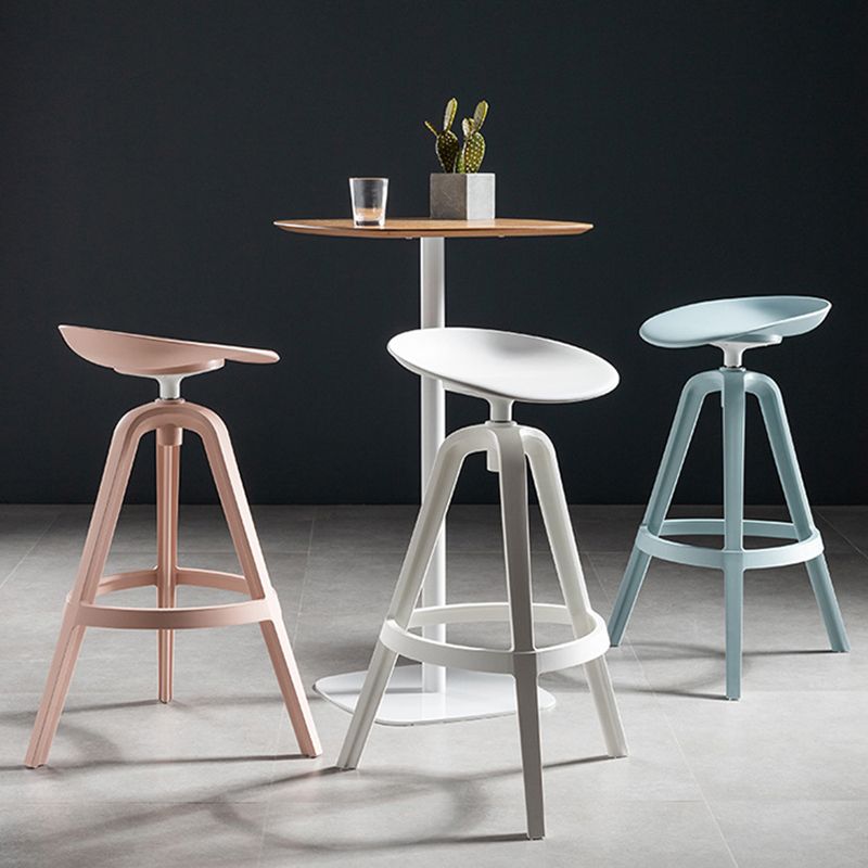 Industrial Low Back Counter Stool Metal Counter Height Stools with Swivel Clearhalo 'Bar Furniture' 'Bar Stools' 'bar_stools' 'furn' 'furn_bar_stools' 'Furniture' 'Kitchen & Dining Furniture' 1200x1200_354f1223-6d15-4606-8c28-cb2f10c3718d