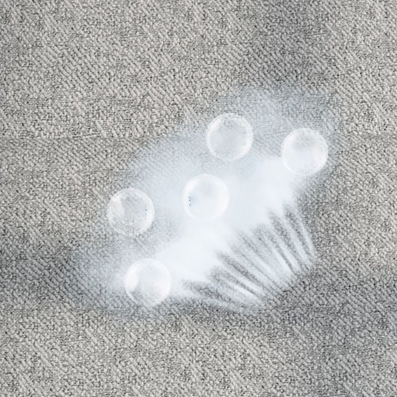 Tissu contemporain futon et matelas, canapé-lit de stockage en gris