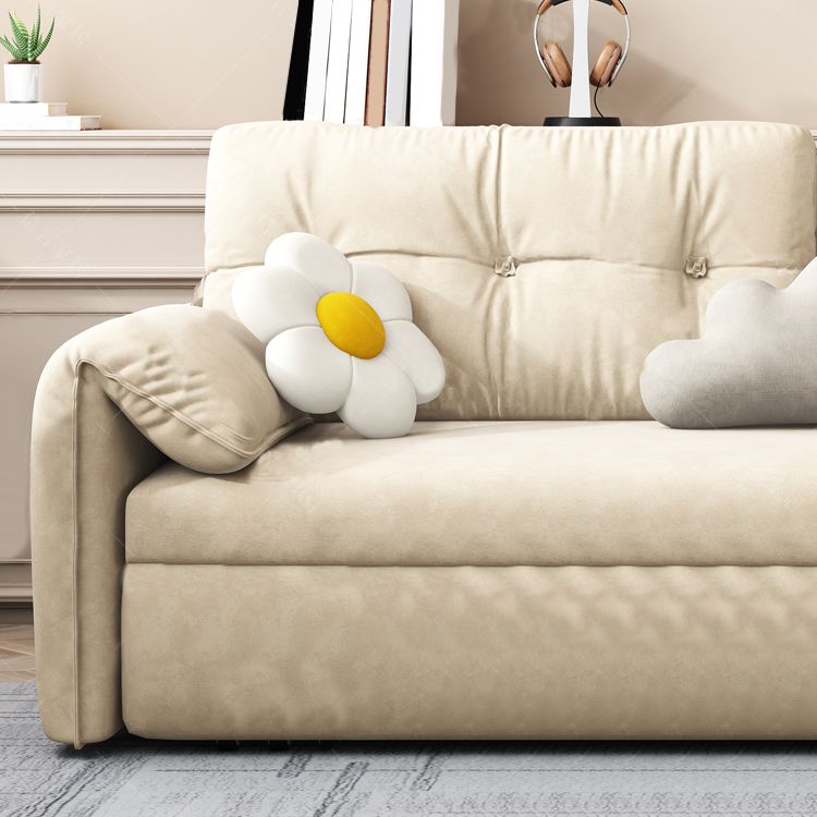 31 "幅のスカンジナビアソファ布団フェイクレザーホワイトスリーパーソファー