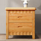 Traditional Lower Shelf Nightstand Rubber Wood Bedside Cabinet with Drawers for Bedroom Clearhalo 'Bedroom Furniture' 'furn' 'furn_night_stand' 'Furniture' 'night_stand' 'Nightstands' 1200x1200_35533e51-c09c-4464-a4d1-343de5068a60