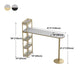 Contemporary Bar Dining Table Indoor Marble Top Bar Table Iron Base with Shelves Clearhalo 'Bar Furniture' 'Bar Tables' 'bar_tables' 'furn' 'furn_bar_tables' 'Furniture' 'furniture_bar_tables' 'Kitchen & Dining Furniture' 'kitchen&dining_furn' 'kitchen' 1200x1200_35556549-b034-46df-b4f3-728d5fb517d5