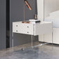 Contemporary Stone Top Nightstand 19.68" Tall 1 - Drawer Nightstand Clearhalo 'Bedroom Furniture' 'furn' 'furn_night_stand' 'Furniture' 'night_stand' 'Nightstands' 1200x1200_35561a22-b05a-4e7c-b59d-608f29b39b2f