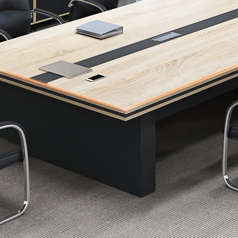 Industriële kantoorbureau vervaardigd hout 29,25 inch Hoogte Computer Desk