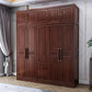 Contemporary Wardrobe Armoire Wood Wardrobe Closet with Doors and Drawers