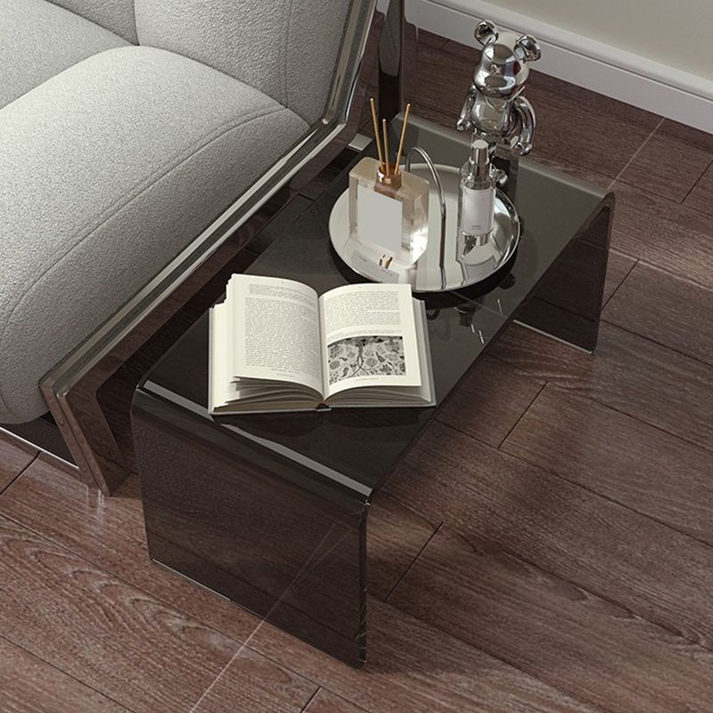 Tavolo laterale acrilico contemporaneo Tavolo accento laterale