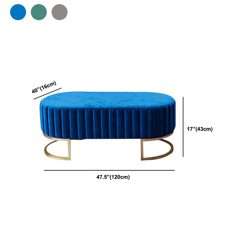 Glam Entryway Bench 15.75 Inch Wide Foam Cushioned Bench for Bedroom Clearhalo 'Benches' 'Chairs & Seating' 'furn' 'furn_benches' 'Furniture' 'Living Room Furniture' 1200x1200_355afeff-ce22-4951-9541-15c7a5535444