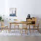 Rectangle White Oak Solid Wood Table Modern Dining Table with 4 Legs for Restaurant Clearhalo ' dining_table' 'Dining Tables & Seating' 'Dining Tables' 'furn' 'furn_dining_table' 'Furniture' 'furniture_dining_table' 'Kitchen & Dining Furniture' 'kitchen&dining_furn' 'kitchen' 'kitchen_dining_table' 1200x1200_355b52a3-6b9a-4c35-98f4-c1cf40615e38