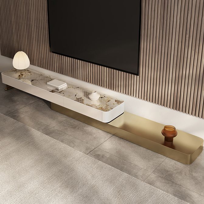 Glam No Distressing Slate Pedestal Coffee Or End Table with Drawer Clearhalo 'Coffee & Accent Tables' 'Coffee Tables' 'coffee_tables' 'furn' 'furn_coffee_tables' 'Furniture' 'Living Room Furniture' 1200x1200_355b688f-c770-403f-a763-2da6271f7fe5