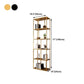 Metal Iron Etagere Bookshelf Contemporary Vertical Open Bookcase Clearhalo 'Bookcases' 'furn' 'furn_bookcases' 'Furniture' 'furniture_bookcases' 'Office Furniture' 1200x1200_355f720e-64e2-42fe-b3fd-fb00b119ae84