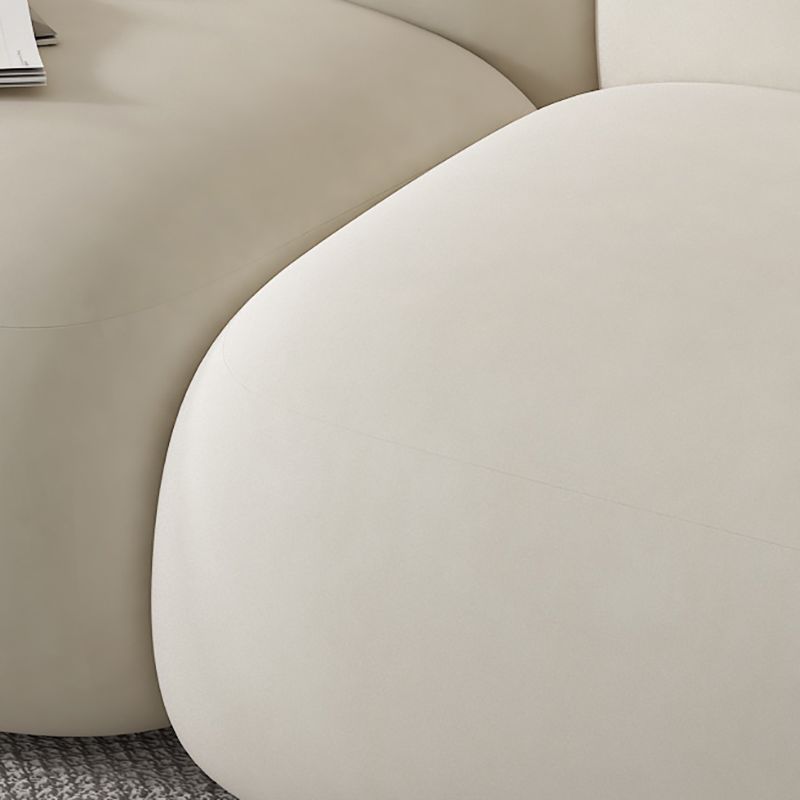 Cojines contemporáneos salón de estar de brazo enrollado