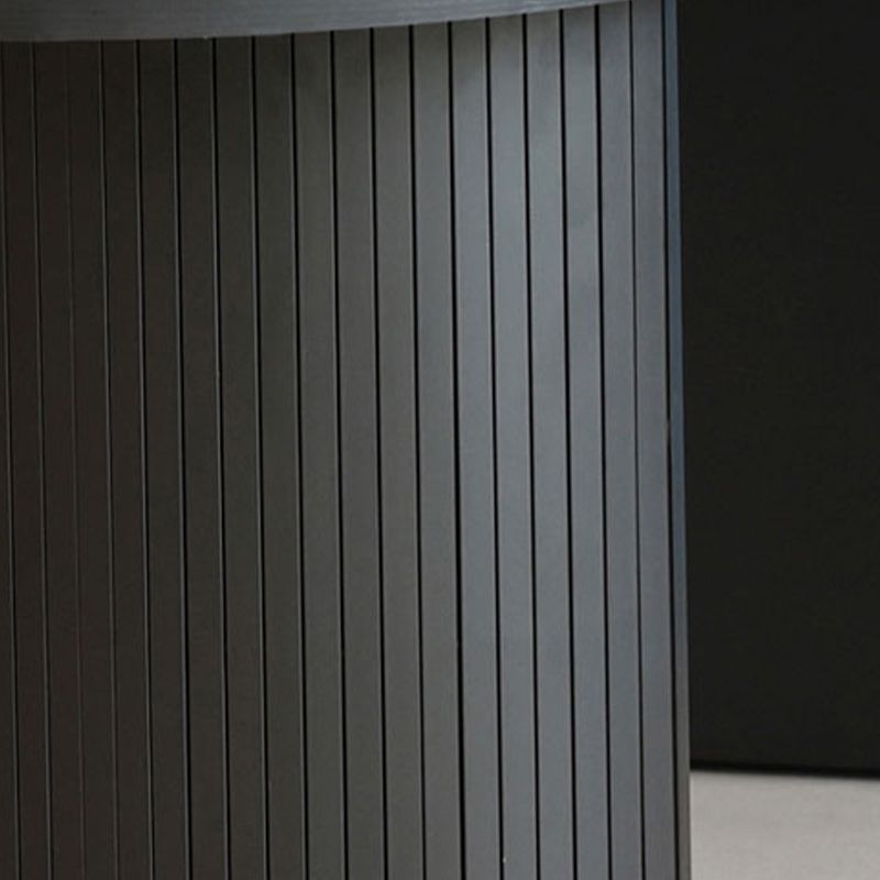 Free Form Double Pedestal Modern Dining Table Black Fixed Table of Wood Clearhalo 'Dining Tables & Seating' 'Dining Tables' 'dining_table' 'furn' 'furn_dining_table' 'Furniture' 'furniture_dining_table' 'Kitchen & Dining Furniture' 'kitchen' 'kitchen_dining_table' 1200x1200_3560ada6-c675-4bcc-94da-d53d19919966