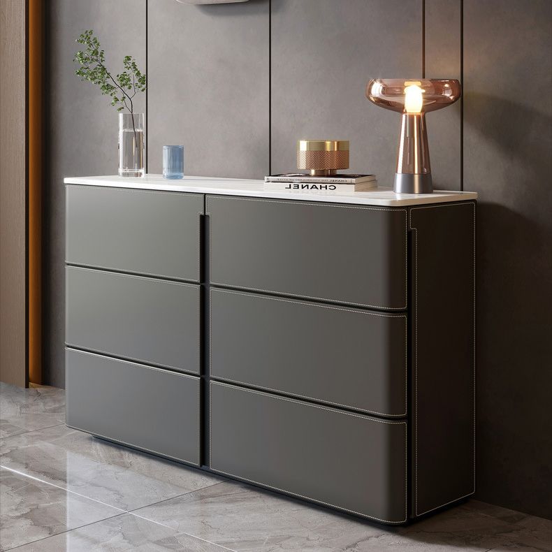 31,5 "H bullette de style moderne serveur de style moderne avec tiroirs pour cuisine et salle à manger