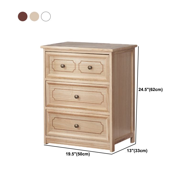 Rectangle Wood Side Cabinet Knobs Storage Cabinet with Drawer Clearhalo 'Cabinets & Chests' 'cabinets_chests' 'furn' 'furn_cabinets_chests' 'Furniture' 'Living Room Furniture' 1200x1200_3563d563-bfa7-4000-ad70-f0fe6b911c7f