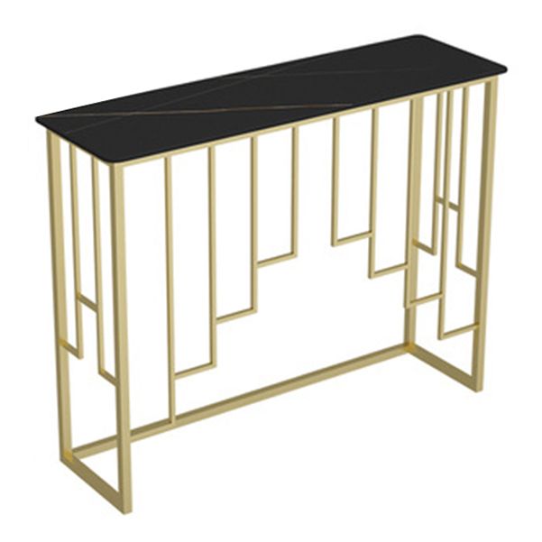Console in pietra glam tavolo da 12 "w -rettangolo di accento per la sala
