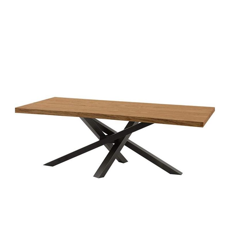 Solid Wood Dining Table Luxury Wood Color Dining Room Table for Kitchen Clearhalo 'Dining Tables & Seating' 'Dining Tables' 'dining_table' 'furn' 'furn_dining_table' 'Furniture' 'Kitchen & Dining Furniture' 1200x1200_35641a32-132c-4a09-b1c3-ea9a75152cca