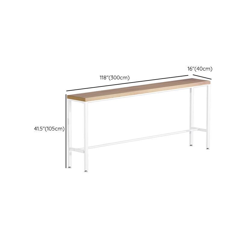 Indoor Contemporary Bar Dining Table Rectangle Solid Wood Bar Table Clearhalo 'Bar Furniture' 'Bar Tables' 'bar_tables' 'furn' 'furn_bar_tables' 'Furniture' 'Kitchen & Dining Furniture' 1200x1200_35651128-d48e-463f-a88d-7c3c90f52545