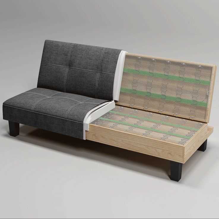 リビングルームのためにビスケットバックを備えた現代的な調整可能なソファコンバーチブルソファ