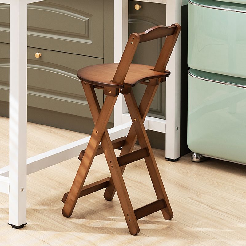 Folding Counter and Bar Stool Modern Style Wood Stool for Patio Use Clearhalo 'Bar Furniture' 'Bar Stools' 'bar_stools' 'furn' 'furn_bar_stools' 'Furniture' 'Kitchen & Dining Furniture' 1200x1200_35685c22-5c74-4f40-8876-0bf783750adc