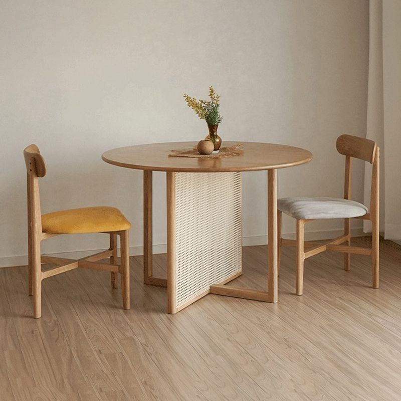 Tavolo da pranzo moderno rotondo Tavolo da pranzo in legno massello per cucina