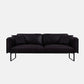 Wooden Genuine Leather Cushions Sofa 31.5"H Contemporary Industrial Square Arm Sofa,Black Clearhalo 'furn' 'furn_sofas' 'Furniture' 'furniture_sofas' 'kitchen' 'kitchen_sofas' 'Living Room Furniture' 'Sofa' 'sofas' 1200x1200_356a0724-ddf6-4bfb-8130-ef4514f042c7