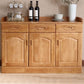 Modern Style Solid Wood Sideboard Table Kitchen Sideboard with Door Clearhalo 'buffet_sideboard' 'Buffets & Sideboards' 'furn' 'furn_buffet_sideboard' 'Furniture' 'Kitchen & Dining Furniture' 1200x1200_356b53b8-2496-46c5-94bd-613fb7e98c12